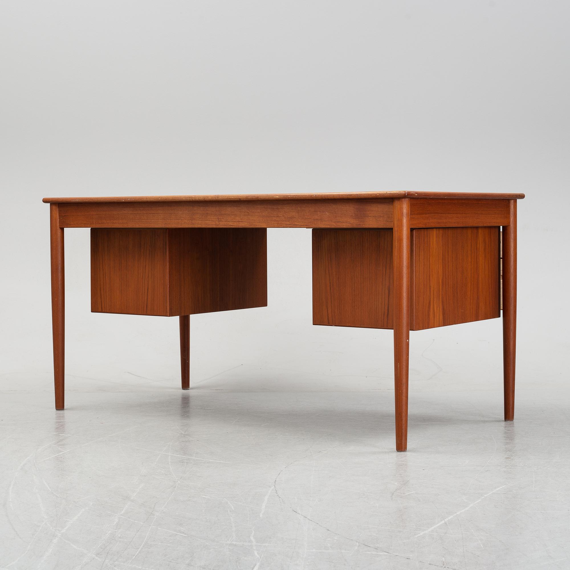 Børge Mogensen, A teak desk, Søborg Möbler, Denmark, 1950's/60's.