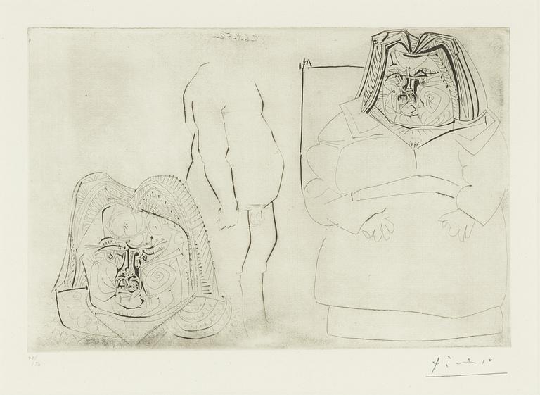 Pablo Picasso, "Balzac, après Rodin".