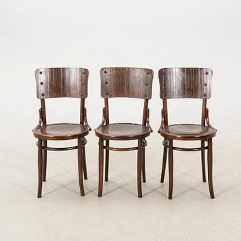 Chairs, set of 3, early 20th century.