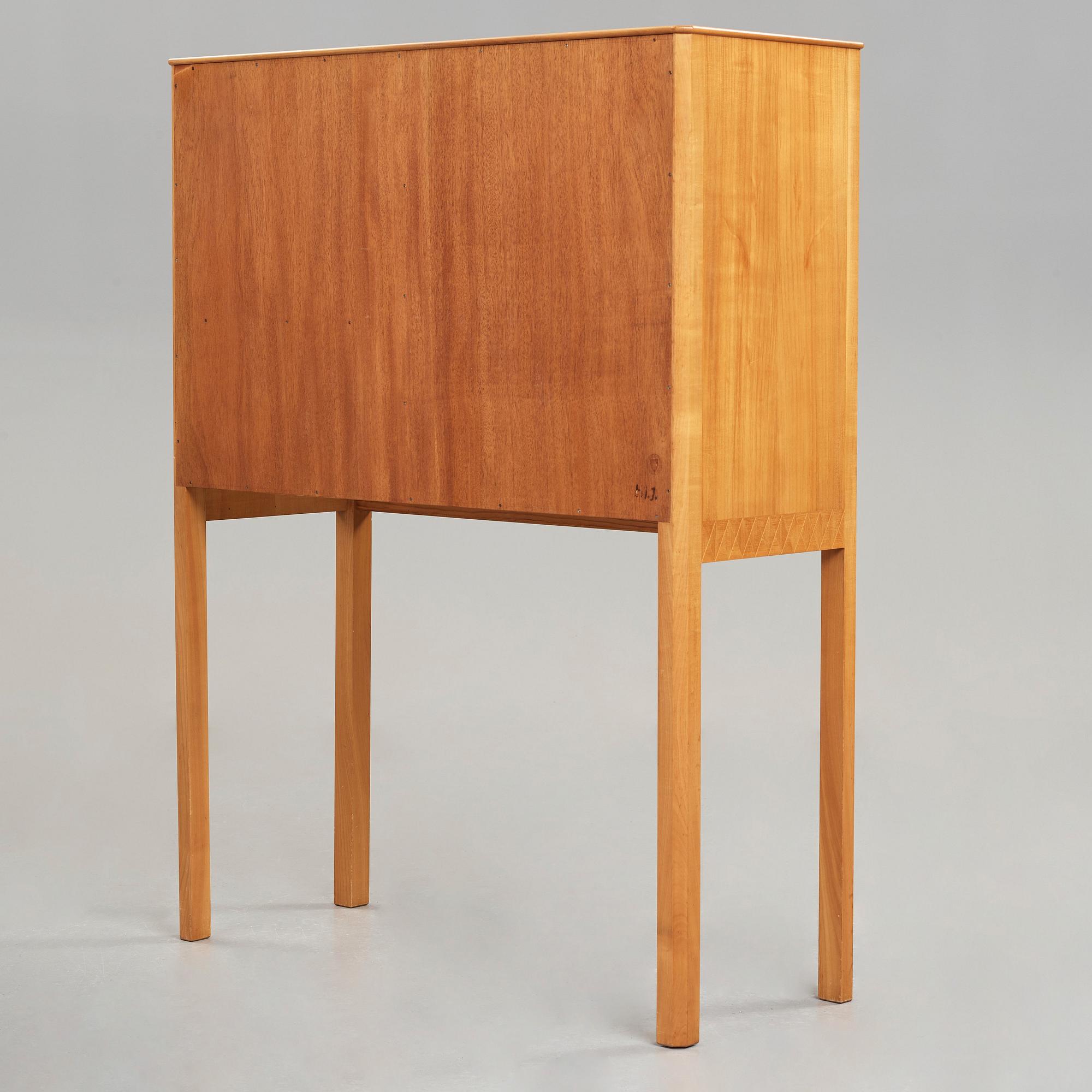 Carl-Axel Acking, a Swedish Modern cabinet, executed by cabinet maker Hjalmar Jackson for the Stockholm Craft Association, 1930-40's.