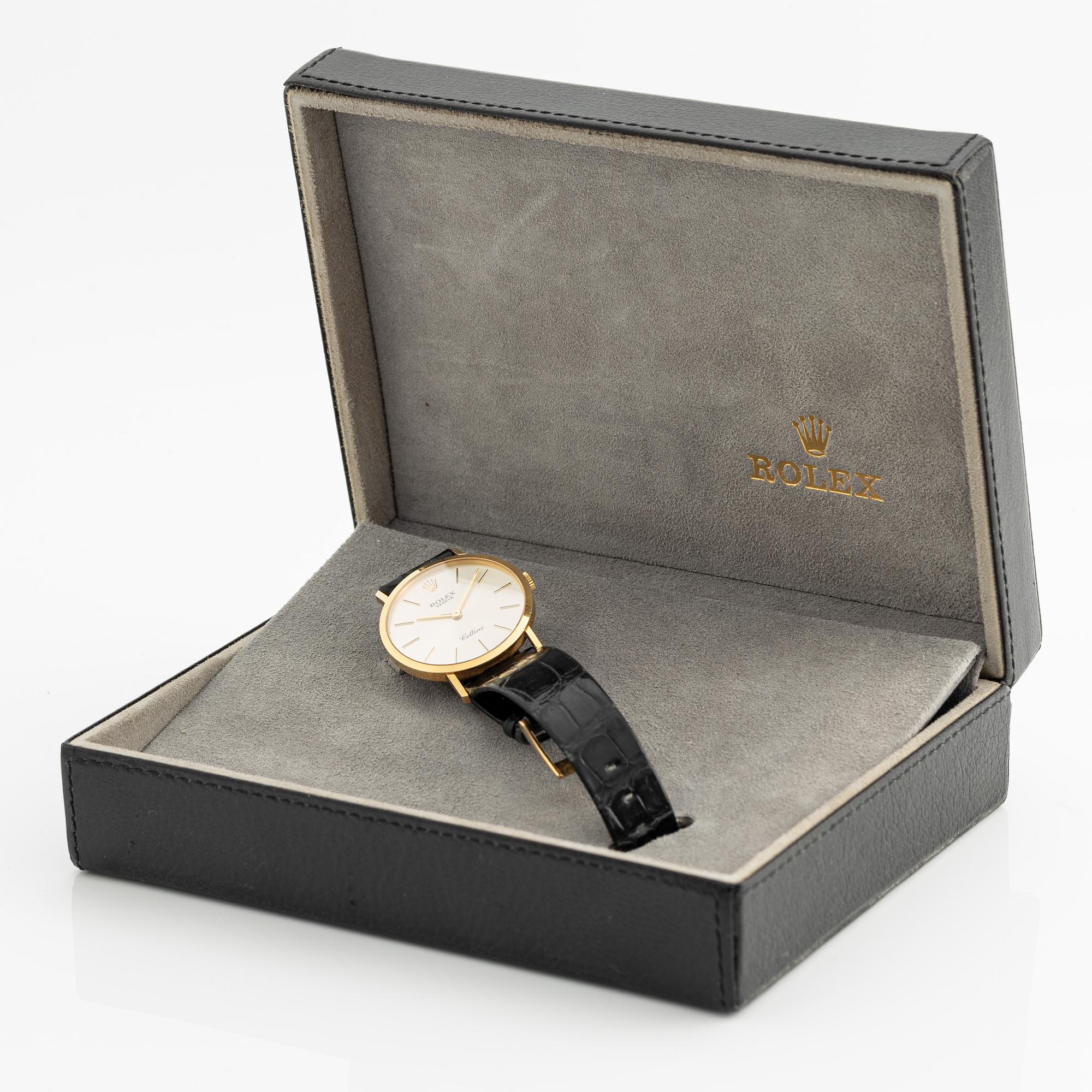 Rolex, Geneve, Cellini, wristwatch, 32 mm.