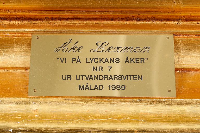 ÅKE LEXMON, olja på duk, signerad och daterad 89.