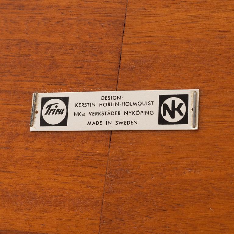 Kerstin Hörlin-Holmquist, a dining table, Nordiska Kompaniet, Sweden, mid 20th cetnury.