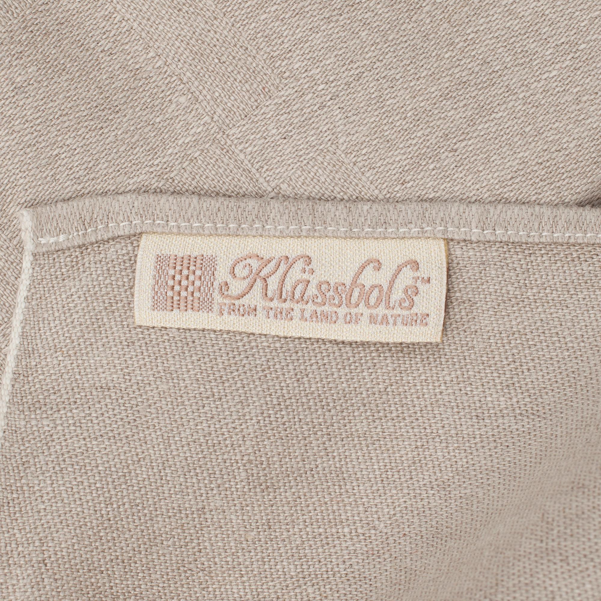 DUKAR, 2 st och LÖPARE, linne, Klässbols Linneväveri.