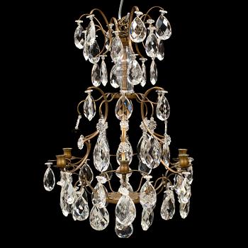 A Baroque style chandelier, second half of the 20th century.