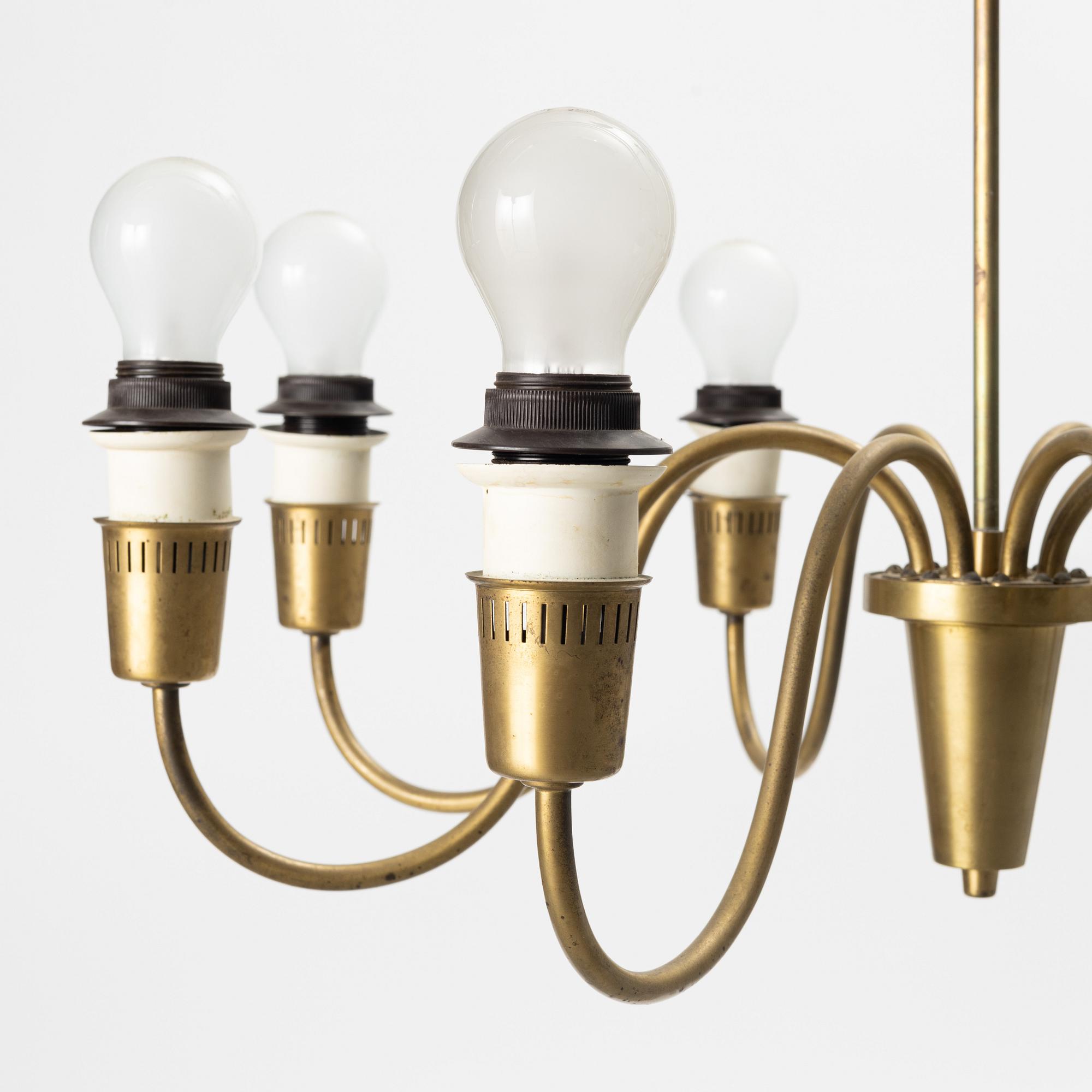 A Swedish Modern ceiling lamp, Sweden, mid20th Century.