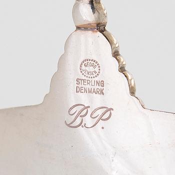 Johan Rodhe, bestickuppsättning, 48 delar, sterlingsilver, "Dronning/Acanthus", Georg Jensen, Danmark, efter 1945.