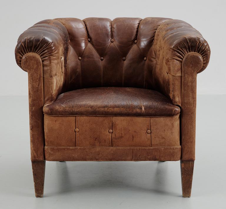 CLUBFÅTÖLJ, 1930/40-tal.