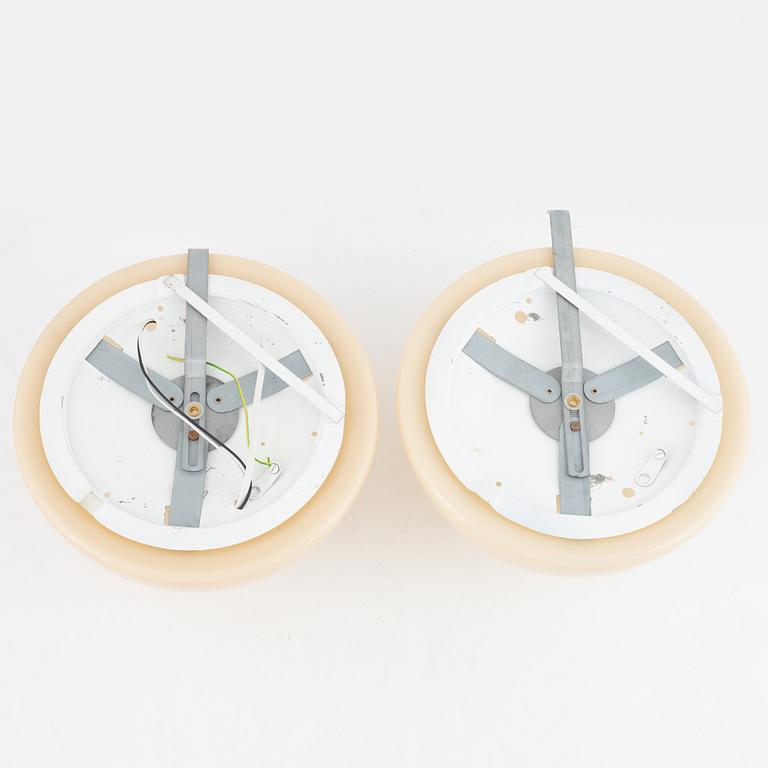 Harald Notini, taklampor, ett par, modell "10870", Arvid Böhlmarks Lampfabrik, 1930-tal.