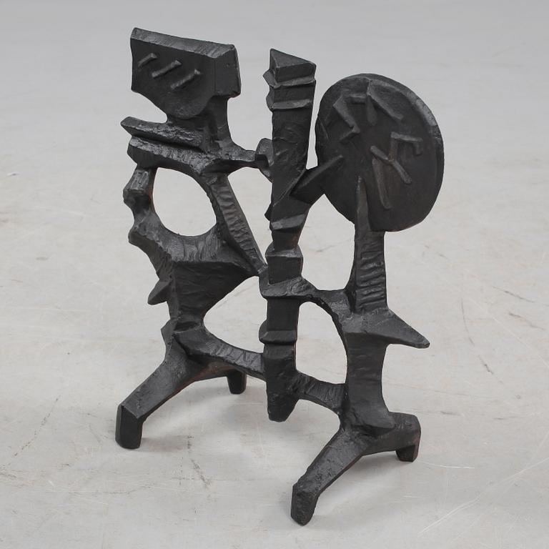 SKULPTUR, gjutjärn, Olle Hermansson, Husqvarna, 1960/1970-tal.