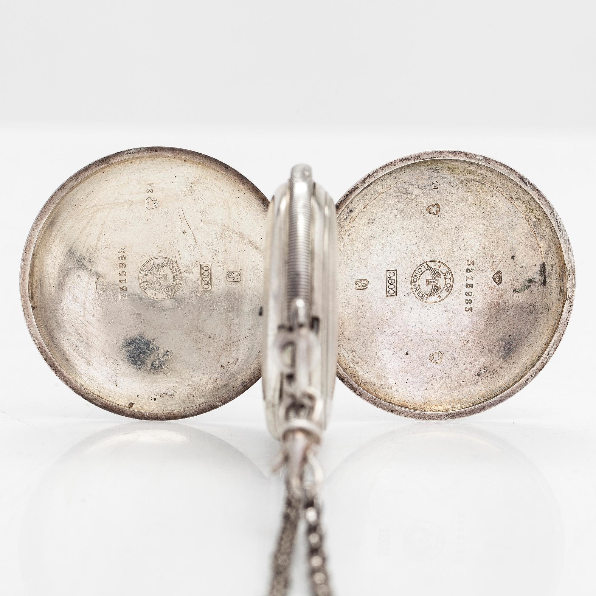 Longines, Nacib K. Djezvedjian & Son Constantinople, fickur, savonett, 52 mm.