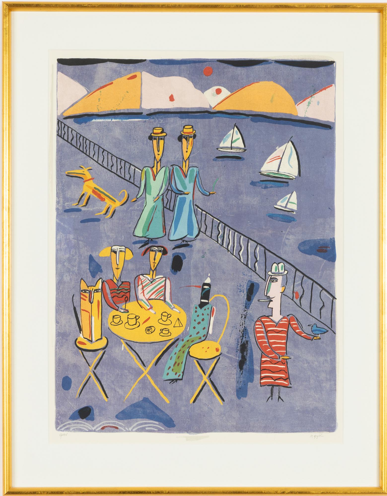 Madeleine Pyk, Motif from Nice.