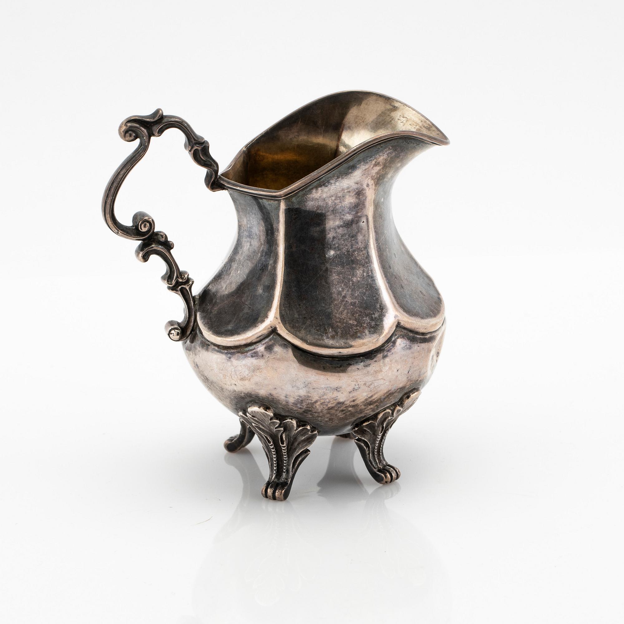 Kanna, silver, G.T.F., Stockholm, 1856.