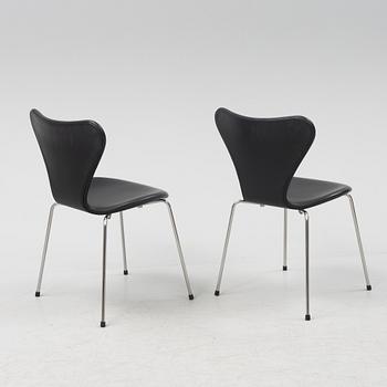 Arne Jacobsen, stolar, 7 st, Republic of Fritz Hansen, 2000-tal.