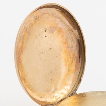Pocket watch, 14K gold, 33 mm.