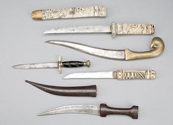 DOLKAR, 5st, orientaliska, 18/1900-tal.