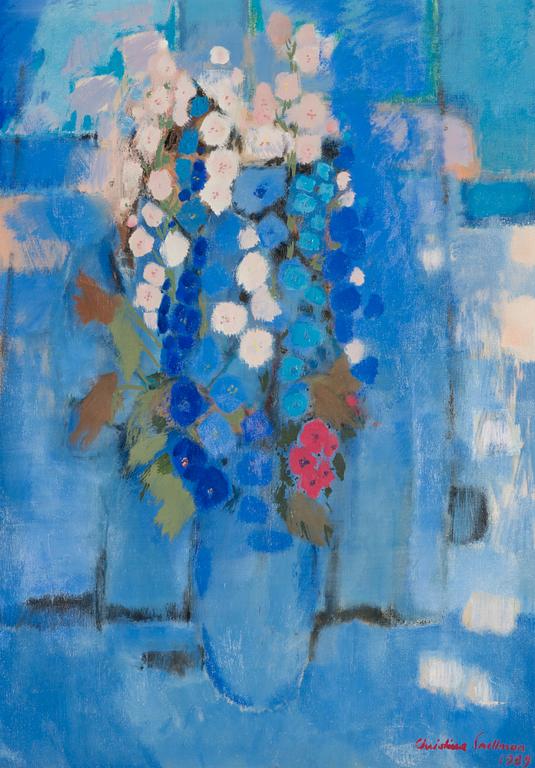 Christina Snellman, 'Blue flowers'.