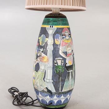 Marian Zawadzki, floor lamp, Tilgmans Keramik, signed and dated 1957.
