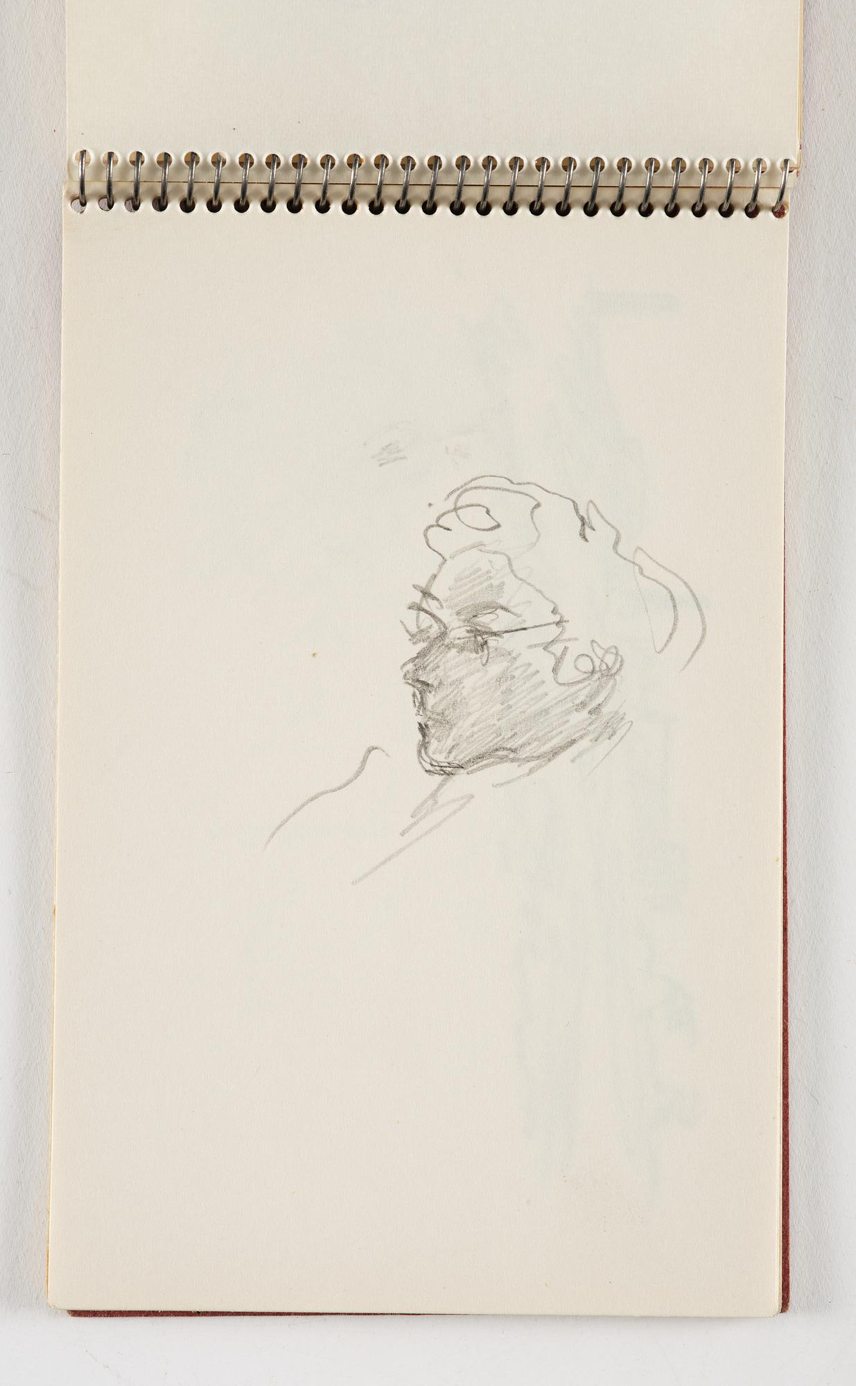 Lotte Laserstein, 10 små skissblock med teckningar.