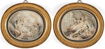 242. Francois Boucher, hans krets/efterföljd, Kärleksscener, ett par.
