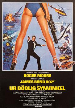 Filmaffisch "Ur dödlig synvinkel (For Your Eyes Only)".
