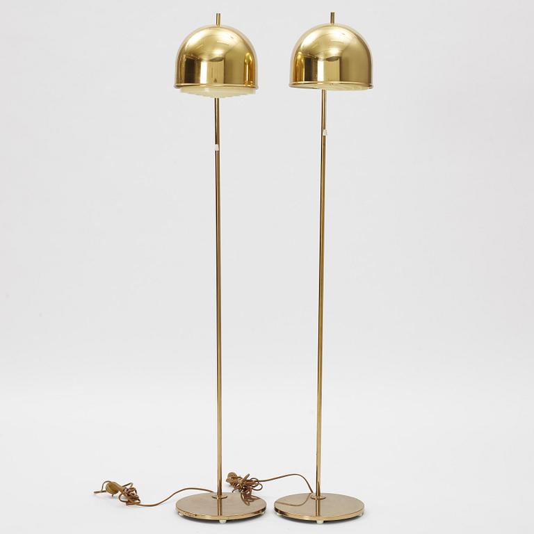 Eje Ahlgren, a pair of model G-075 floor lamps, Bergboms, 1960's.