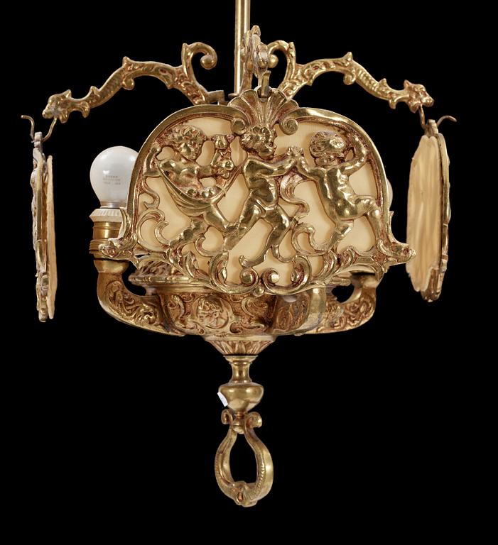 TAKLAMPA. Barockstil. 1900-tal.