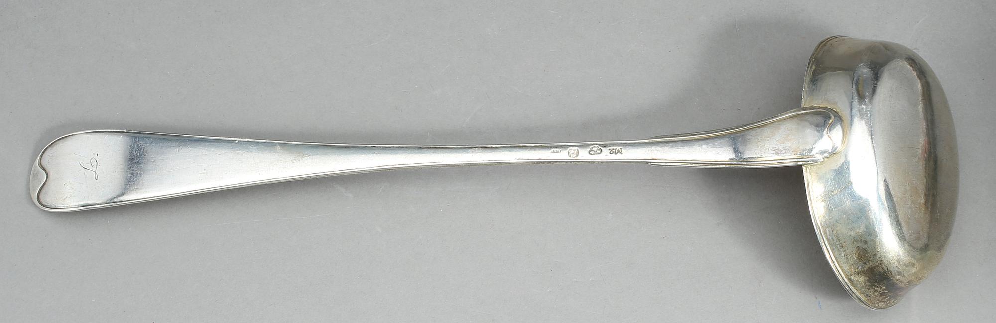 SOPPSLEV OCH RAGUSKED, silver, Johan Abraham Hallard, Stockholm 1794 och Carl Petter Åberg, Arboga 1798. Ca 302 gram.