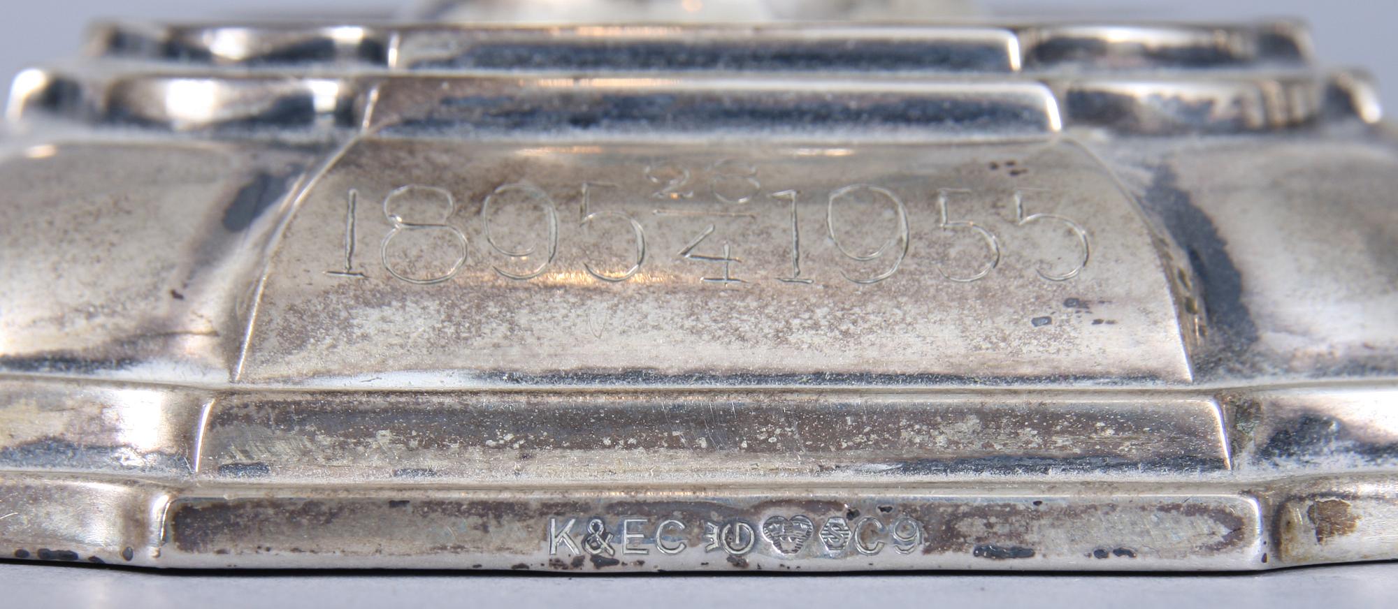 LJUSSTAKAR, 2 st, silver, bl a 1953.