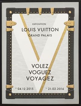 A Louis Vuitton POSTER.