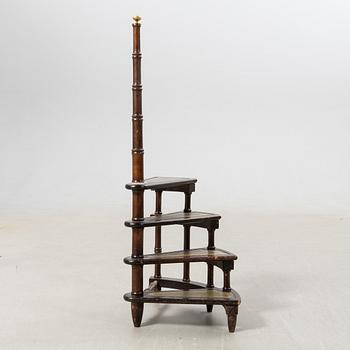 Library staircase, late 20th century.