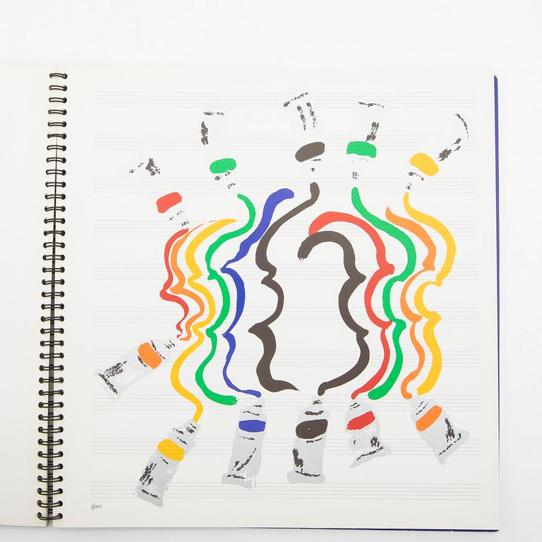 Art books 6 pcs; 3 x Arman, 2 x Wunderlich, 1 x Cesar (signed).