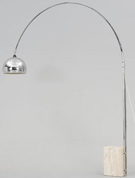 GOLVLAMPA, kopia efter "Arco", Achille & Pier Castiglione för Flos, Nave, Italien.