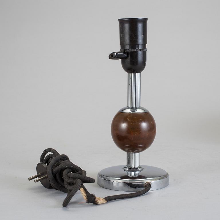 BORDSLAMPA, 1930-tal.