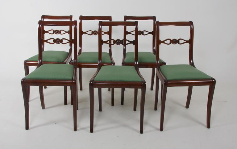 STOLAR, 6 st, empirestil. England.