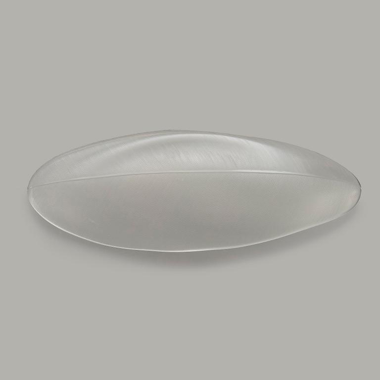 Tapio Wirkkala, konstglas, "Fjäder", modell 3869, signerad Tapio Wirkkala Iittala -56.