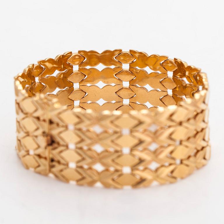 Armband, 18K guld, Italien.