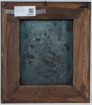 OKÄND KONSTNÄR 1800/1900-TAL , Olja på koppar, ej signerad.