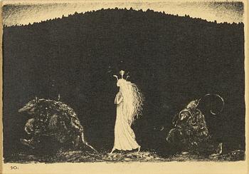 John Bauer, "Trollens Styfdotter".