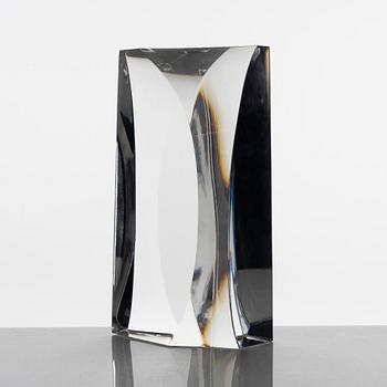 Sven Palmqvist, sculpture, glass, Orrefors.