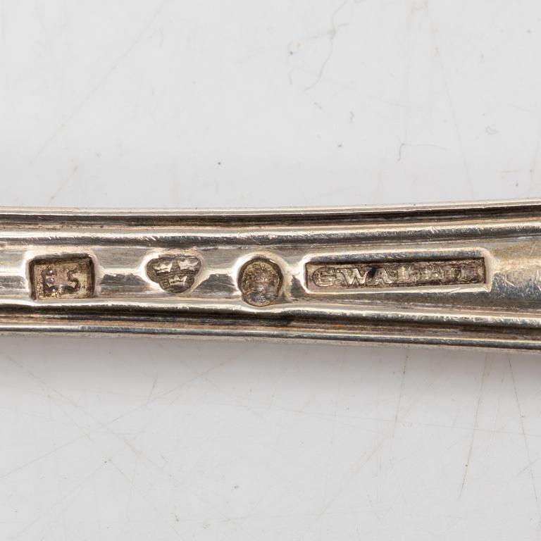 Cutlery, 20 pieces, silver, 19th-20th century.