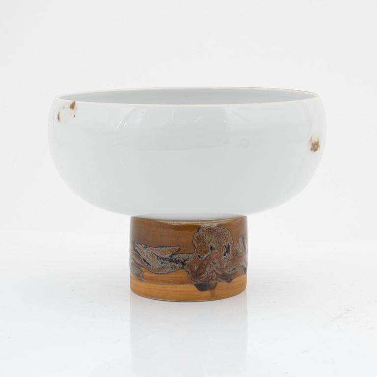 Carl-Harry Stålhane, a unique stoneware bowl, Rörstrand.