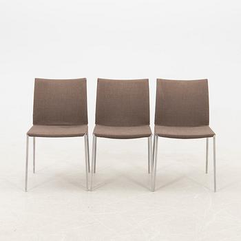 Roberto Berberini, chairs 8 pcs "Lia Chair", Zanotta Italy second half of the 20th century.