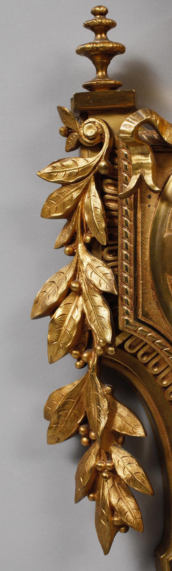 VÄGGPENDYL, Louis XVI-stil, Japy Frères, Frankrike, 1800/1900-tal.