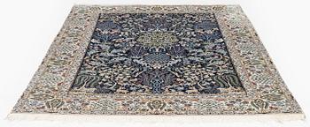 Matta, Nain, part silk, ca 243 x 163 cm.