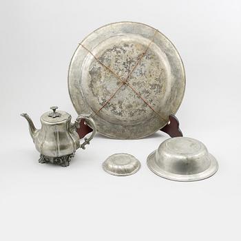 PARTI TENN, 4 delar, 17-1900-tal.