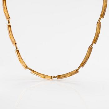 Björn Weckström, Halsband "Tundra", 14K guld. Lapponia 1974.