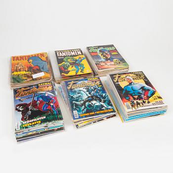 A complete set of "Fantomens julalbum" comic books 1944-2015.