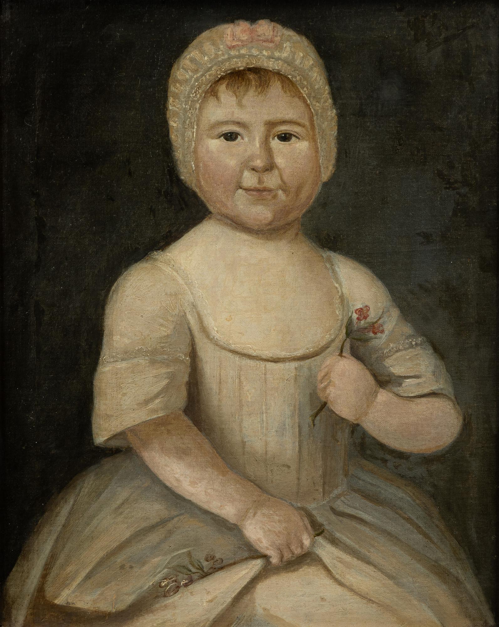 Unknown artist, 19th century, Child portrait.