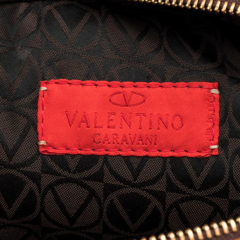 VALENTINO. Midjeväska, läder.